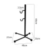 Workshop bike repair stand MACLEAN MC-434, foldable service mount, 20 kg capacity, black