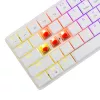 Mechanical keyboard White Shark Nagamaki GK-006211 — compact layout, Red mechanical switches, white chassis