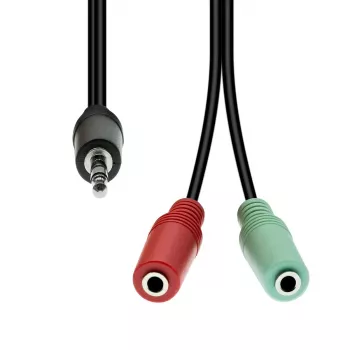 Cable ProXtend 4-Pin to 2×3-Pin M-F M42XM3F-003, 1 m, black
