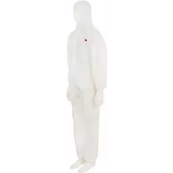 hh SMS 3-layer Spunbond-Meltblown-Spunbond Fabric GT700000588 White, Zipper L