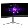 LORGAR 34MP1, UWQHD MiniLED Gaming Monitor Pro, 34'' (3440*1440) VA curved monitor, black/milky grey