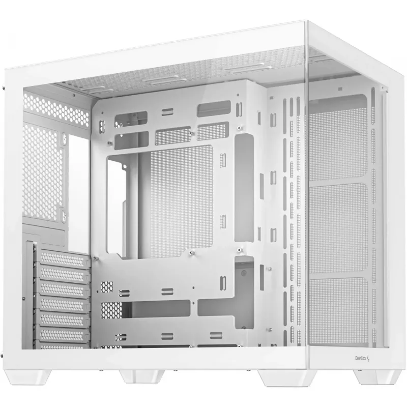 PC case DeepCool CG530 WH Midi Tower — ATX/Micro ATX/ITX, tempered glass, 2×3.5 inch + 3×2.5 inch bays, supports up to 410 mm GPU