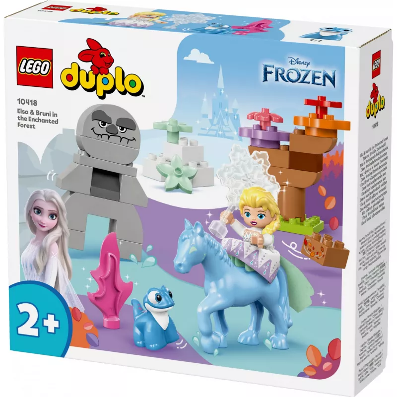 LEGO DUPLO playset 10418 — Disney Elsa and Bruni in the Enchanted Forest, 31 pieces, 2+ years