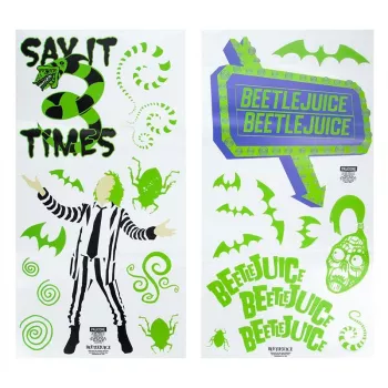 Wall Decals Paladone Beetlejuice Design PP13439BJ – Decorative Wall Sticker Set