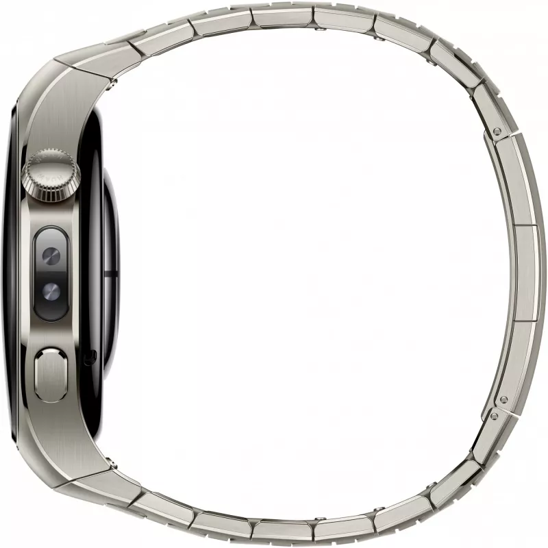 Smartwatch HUAWEI WATCH 5, 1.5 inch AMOLED, 466×466, 46mm titanium case, Wi‑Fi, GPS, Silver