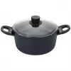 Saucepan BALLARINI 75002-920-0 Round Black Aluminium 20 cm