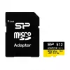 Memory card Silicon Power Inspire 512 GB MicroSDXC V30 UHS-I U3 A2 4K + adapter (SP512GBSTXLA2V1NSP)