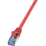 Networking Cable LogiLink Cat6a S/FTP RJ-45 1.5m Red