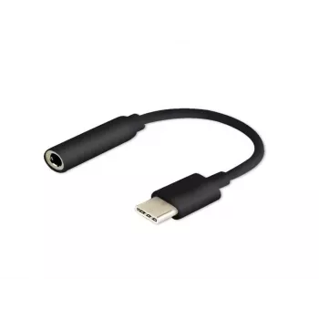 Cable gender changer SAVIO AK-35/B USB Type‑C (3.1) male to 3.5mm female, black