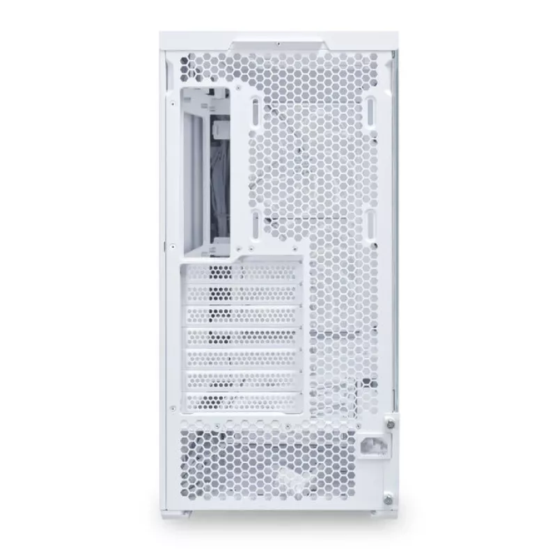 MidiTower PC case Lian Li LANCOOL 207 — white, transparent panel, supports ATX/MicroATX/MiniITX, no PSU