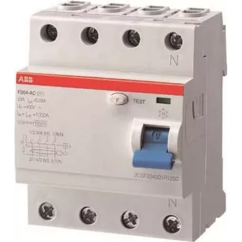 ABB F204A-40/0.03 L Residual-Current Circuit Breaker 4P,40A,30mA,N links (2CSF204123R1400)