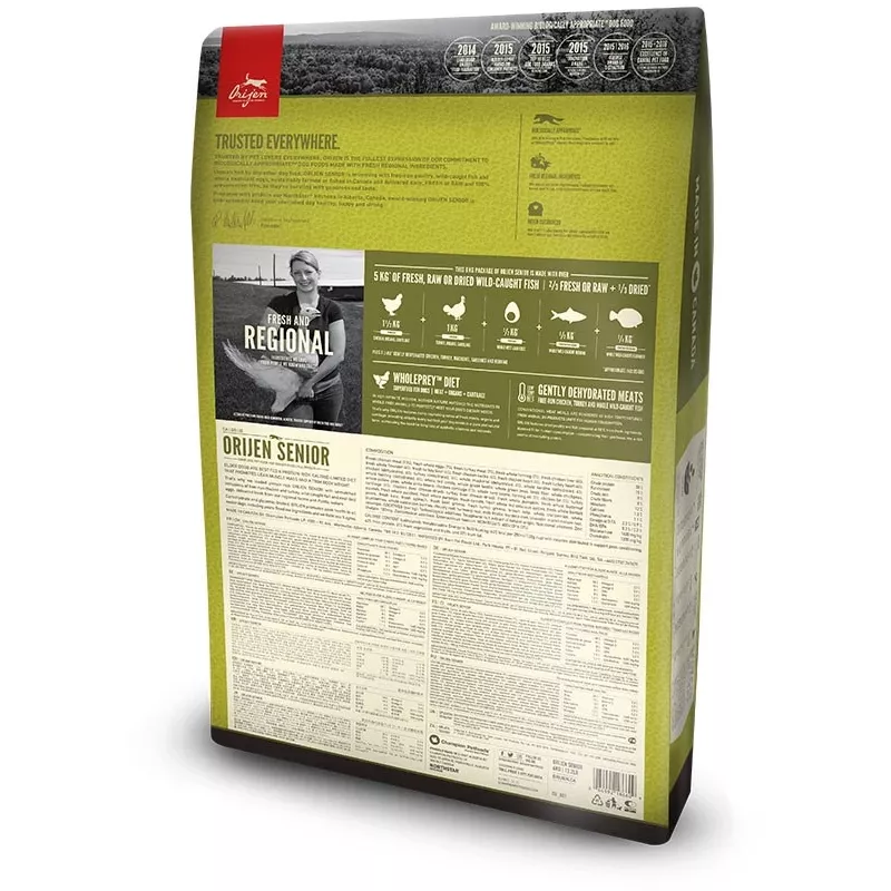 ORIJEN Senior - dry dog food - 6kg
