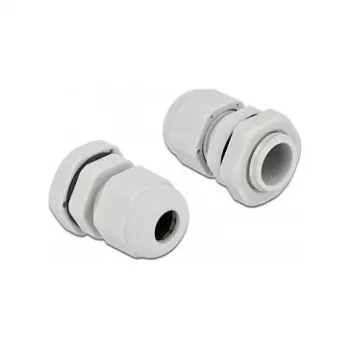 Cable Gland DeLOCK 60195 Grey Plastic 10 pc(s)