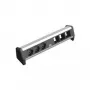 Power Extension 3 AC Outlet Bachmann 902.002 Black Silver