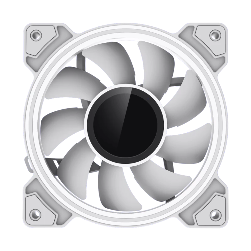 Gamemax | Case fan | DUAL RING INFINITY | White