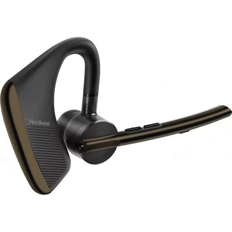 Wired/Bluetooth Handsfree Set YENKEE YHF F20BK — headset and inline mic for calls and audio