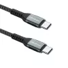 Qoltec Cable USB 2.0 Type C USB 2.0 Type C 100W Qc 3.0 Pd 1m Black