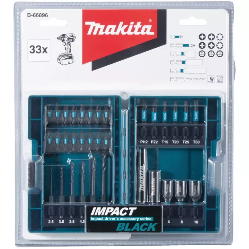 Makita B-66896 drill bit Drill bit set