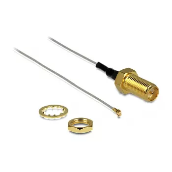 Coaxial Cable DeLOCK 88813 0.2 m MHF III (I-PEX) RP-SMA Grey