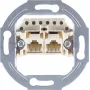 Wall-mounted connection outlet ShiverPeaks S/CONN maximum connectivity 2x 8/8 parallel without cover for flush installation (74231-1)
