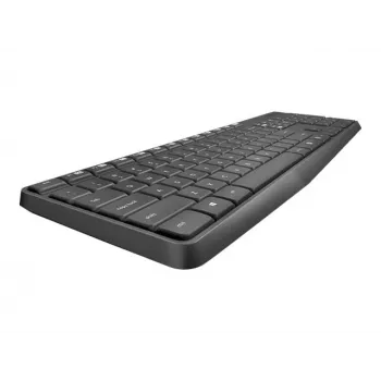 Logitech MK235 Durable Wireless Keyboard and Mouse Combo in Grey