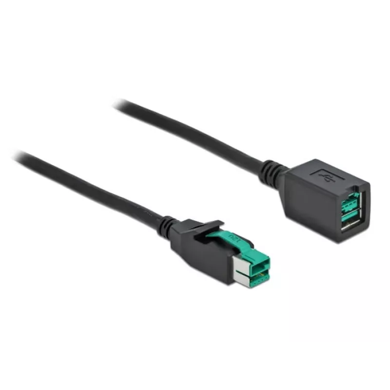 Powered USB extension cable DeLOCK 85980 12 V 1 m