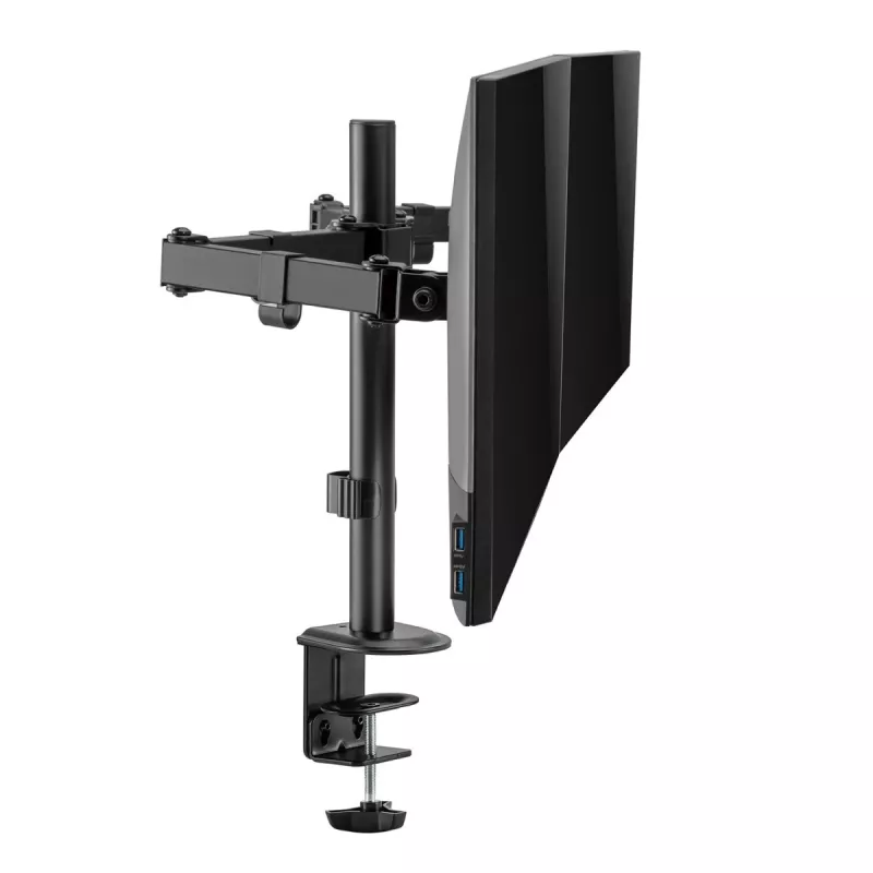 Maclean desk mount for 2 monitors, VESA 75x75 and 100x100, 17-32, 2x 9kg, MC-754N