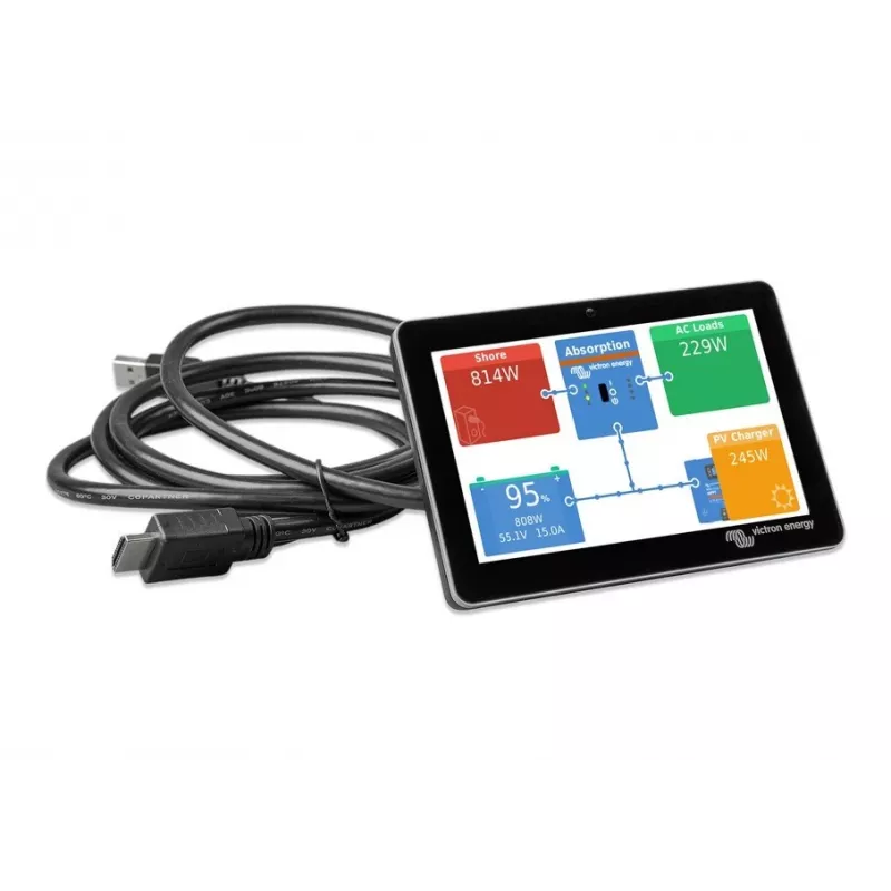 5-inch GX Touch 50 display by Victron Energy — touchscreen monitor with Bluetooth connectivity