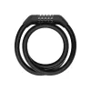 Cable lock Xiaomi BHR6751GL for kick scooter, 1.2 m length, 1.2 cm diameter, code lock, black