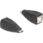 Cable Gender Changer DeLOCK 67201 USB Type Micro-B to USB Type-B Black