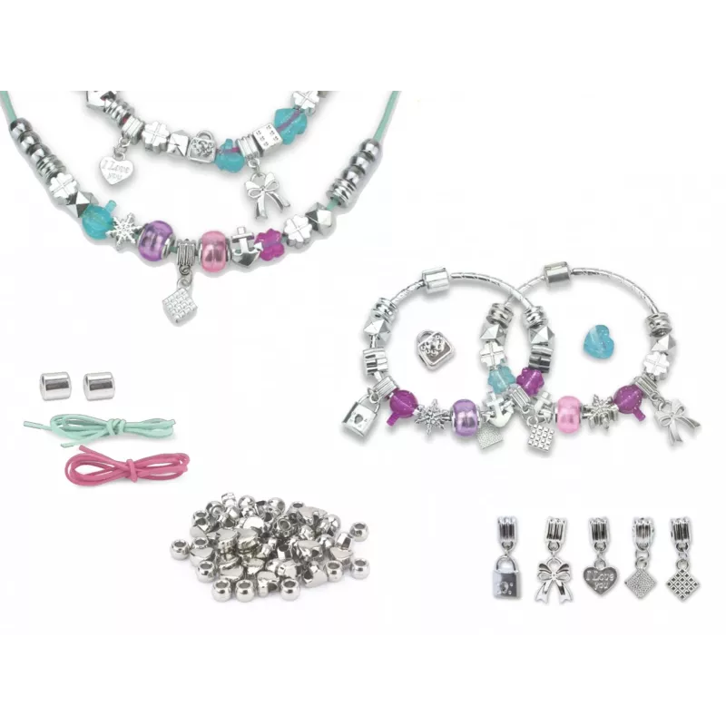 Bracelet making set Ascato 116105 with beads and tools for jewellery crafting