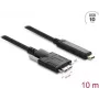 Cable DELOCK 83632 — USB 2.0, USB-C to Micro-USB B, 10 m, Black