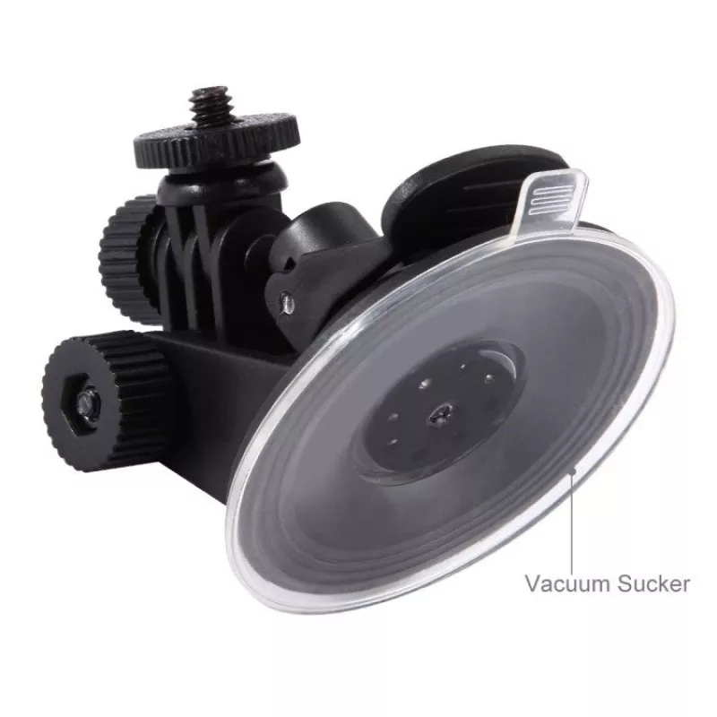 Puluz car windshield mount for sports cameras (including Osmo Action 5 Pro, Insta360 X5)