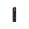 Power Extension Lanberg PS1-03F-0150-BK 1.5m 3 AC Outlets Indoor Black