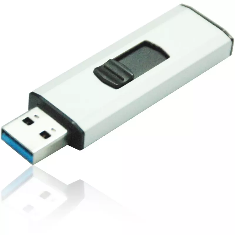 MediaRange - USB Flash Drive - 256GB - USB3.0 - Black, Silver (MR919)