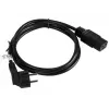 Cable power CEE 7/7 - IEC 320 C19 16A VDE 1.8M black