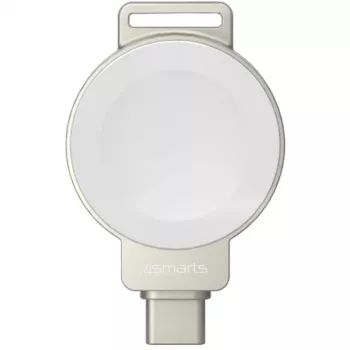 Wireless charger 4smarts 541476 for Apple Watch — silver