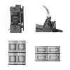 TV Video Wall Bracket MACLEAN MC-845 VESA 600x400mm mount for displays
