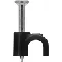 Goobay Cable Clip 4 mm, black (64677)