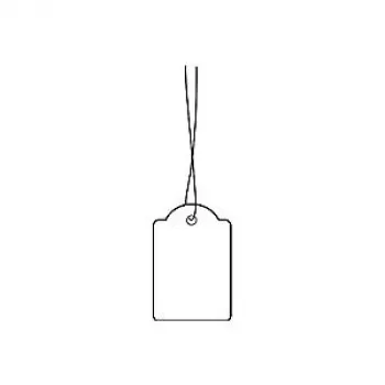 Strung marking tags HERMA 6925 25x38 mm with white string