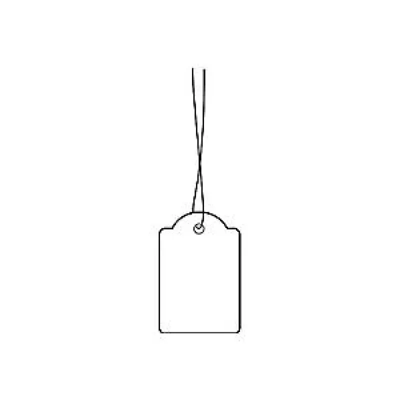 Strung marking tags HERMA 6925 25x38 mm with white string