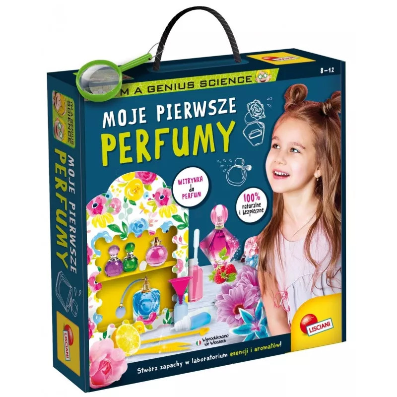 Educational kit Liscianigiochi IM A Genius — My First Perfumes set for children, safe fragrance-making activity