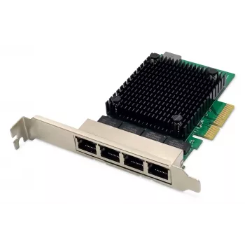 Digitus 4 port 2.5 Gigabit Ethernet network card PCI Express Realtek chipset