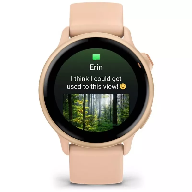 Garmin vívoactive 6 3.05 cm (1.2) AMOLED 42 mm Digital 390 x 390 pixels Touchscreen Pink Wi-Fi GPS (satellite)