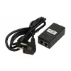 Extralink POE Power Supply POE-48-24W, 48V, 0.5A, 24W, cable included