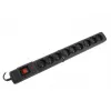 Surge Protector Armac M9/15/CZ Black 9 AC Outlets 250V 1.5m