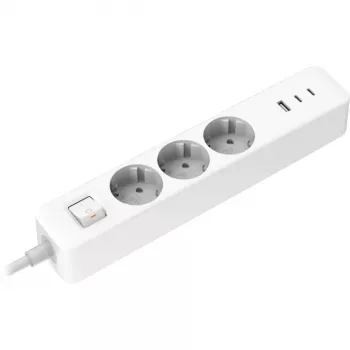Power strip Xiaomi BHR07UKEU — 3 AC outlets Type F, 250 V, 1.4 m cable, white