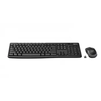 Logitech Wireless Combo MK270 - Keyboard-and-Mouse-Set - wireless - 2,4 GHz - French (920-004510)