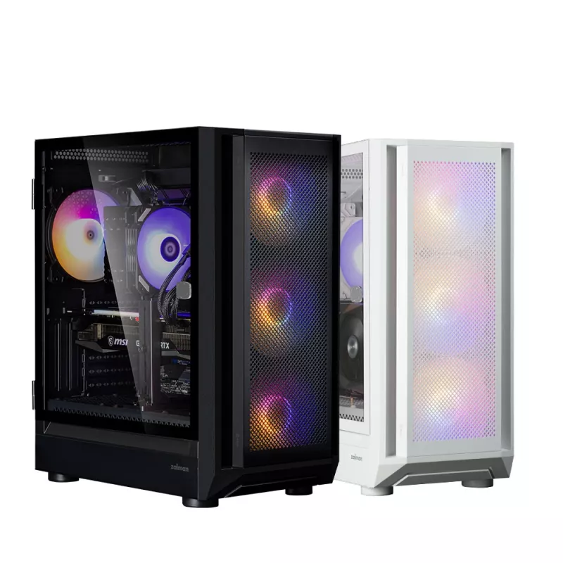 Computer Case Zalman i6 Black, ATX, black