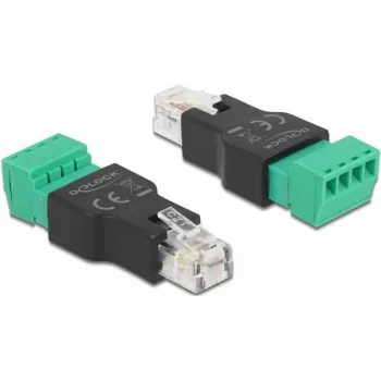 Adapter RJ11/14 male to Terminal Block 4 pin DeLOCK 66527